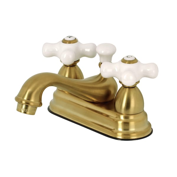 KS3607PX 4" Center Bathroom Faucet, Brushed Brass